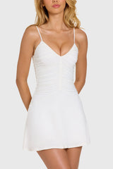 Modal Mini Dress in Coconut