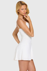 Modal Mini Dress in Coconut