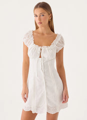 Complexity Mini Dress - White