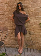 Wicked Love Mini Dress - Chocolate