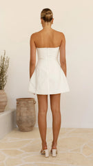 Evelyn Mini Dress - Cream