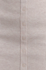 Xaden Wool Mix Knit Mini Dress - Oat Marle